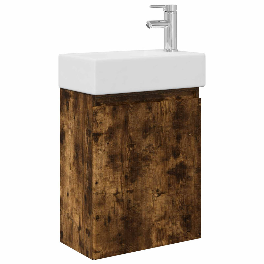 Badezimmer Waschtischunterschrank mit Wasserhahn