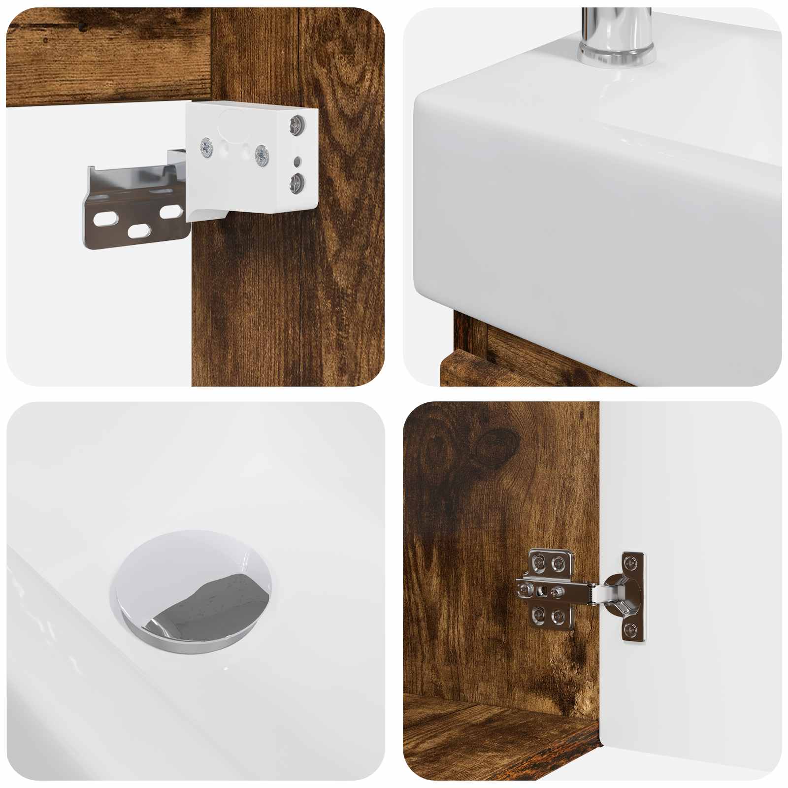 Badezimmer Waschtischunterschrank mit Wasserhahn