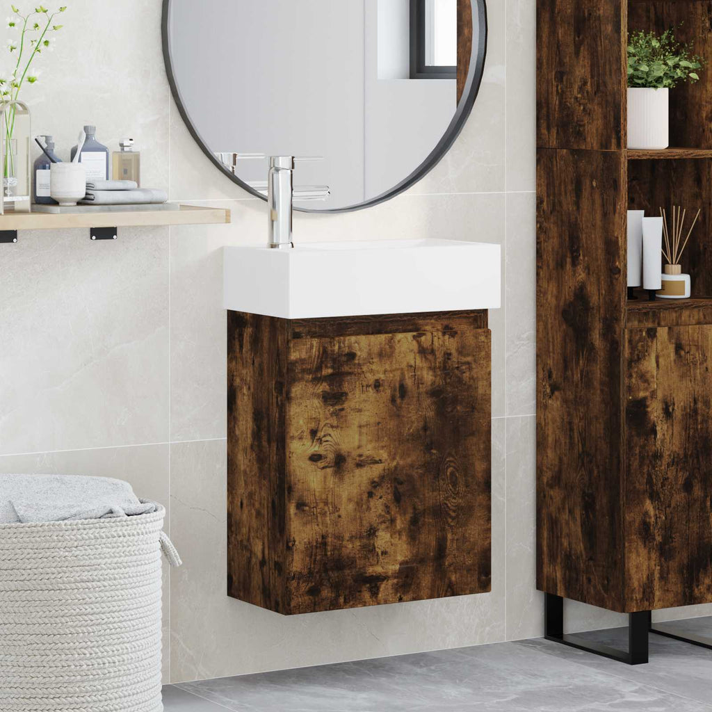 Badezimmer Waschtischunterschrank mit Wasserhahn
