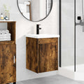 Badezimmer Waschtischunterschrank mit Wasserhahn