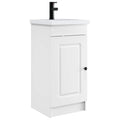 Badezimmerschrank mit Waschbecken Weiß 42 x 40 x 84,5 cm