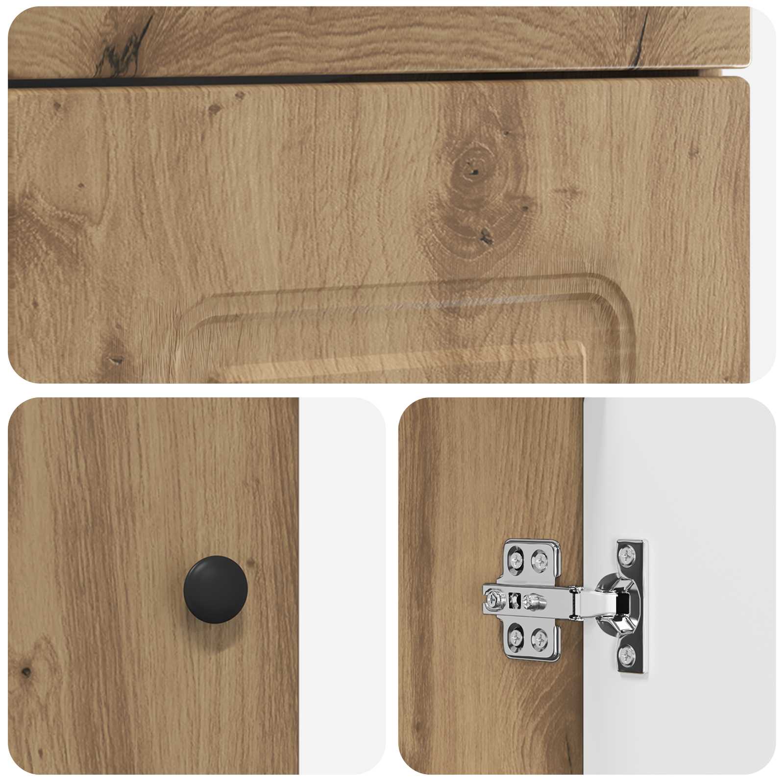 Badezimmerschrank mit Waschbecken Artisan-Eiche