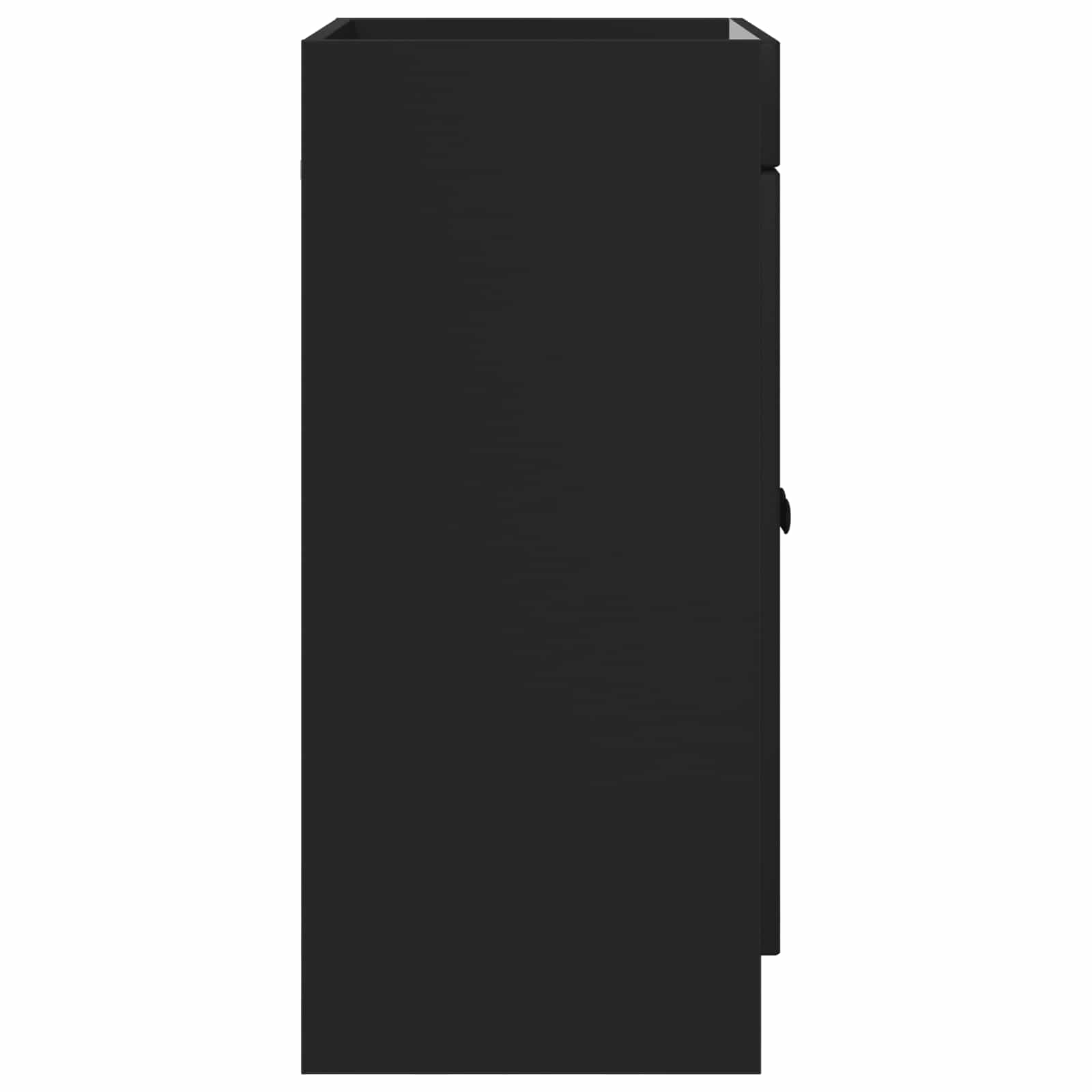 Unter dem Waschbecken Badschrank Schwarz 56 x 37,5 x 81 cm
