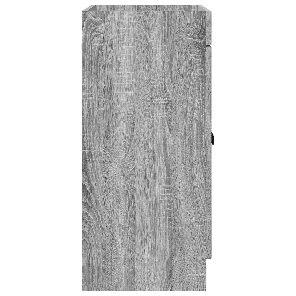 Unter dem Waschbecken Badschrank Grau Sonoma