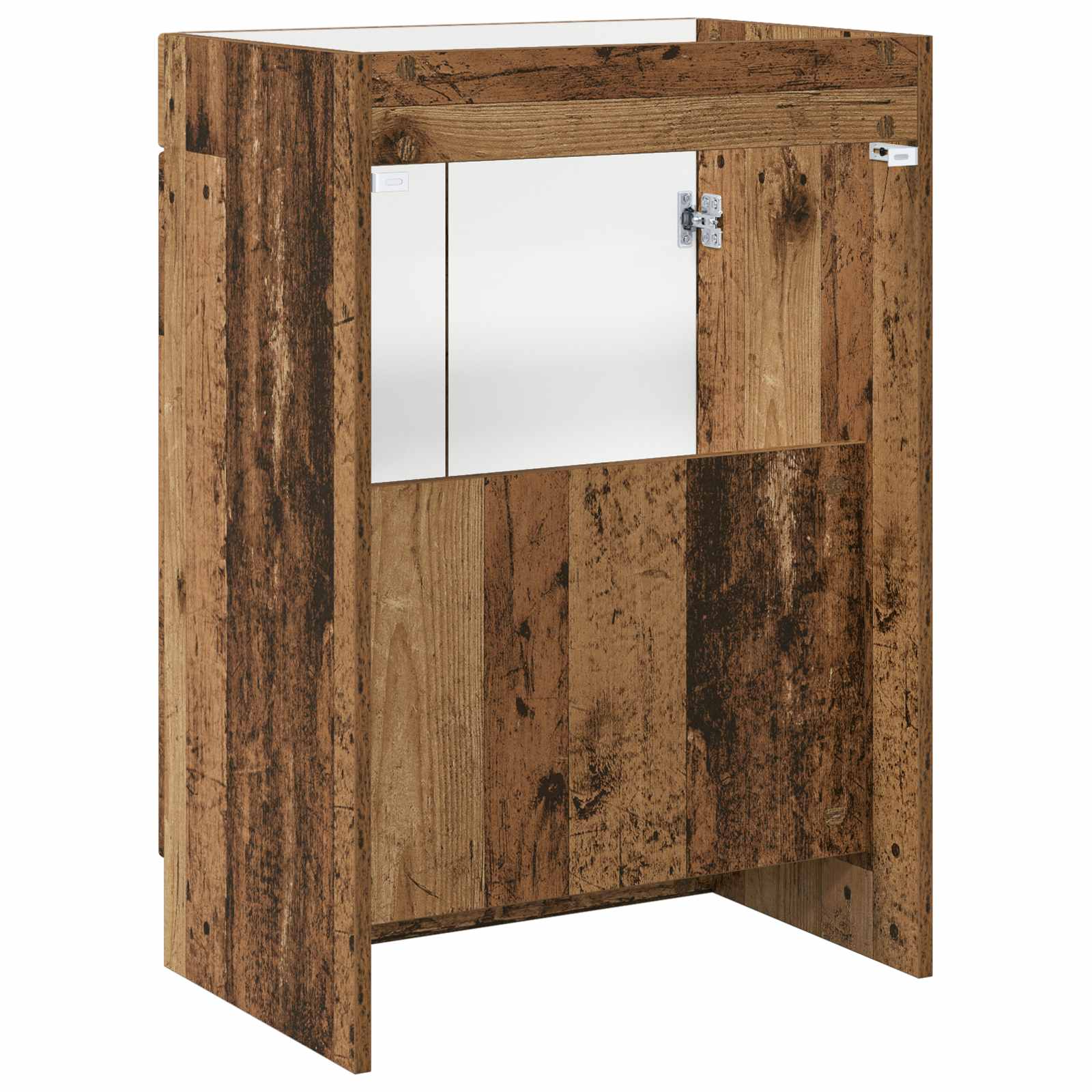 Unter dem Waschbecken Badschrank Altholz 78,5 x 37,5 x 81 cm
