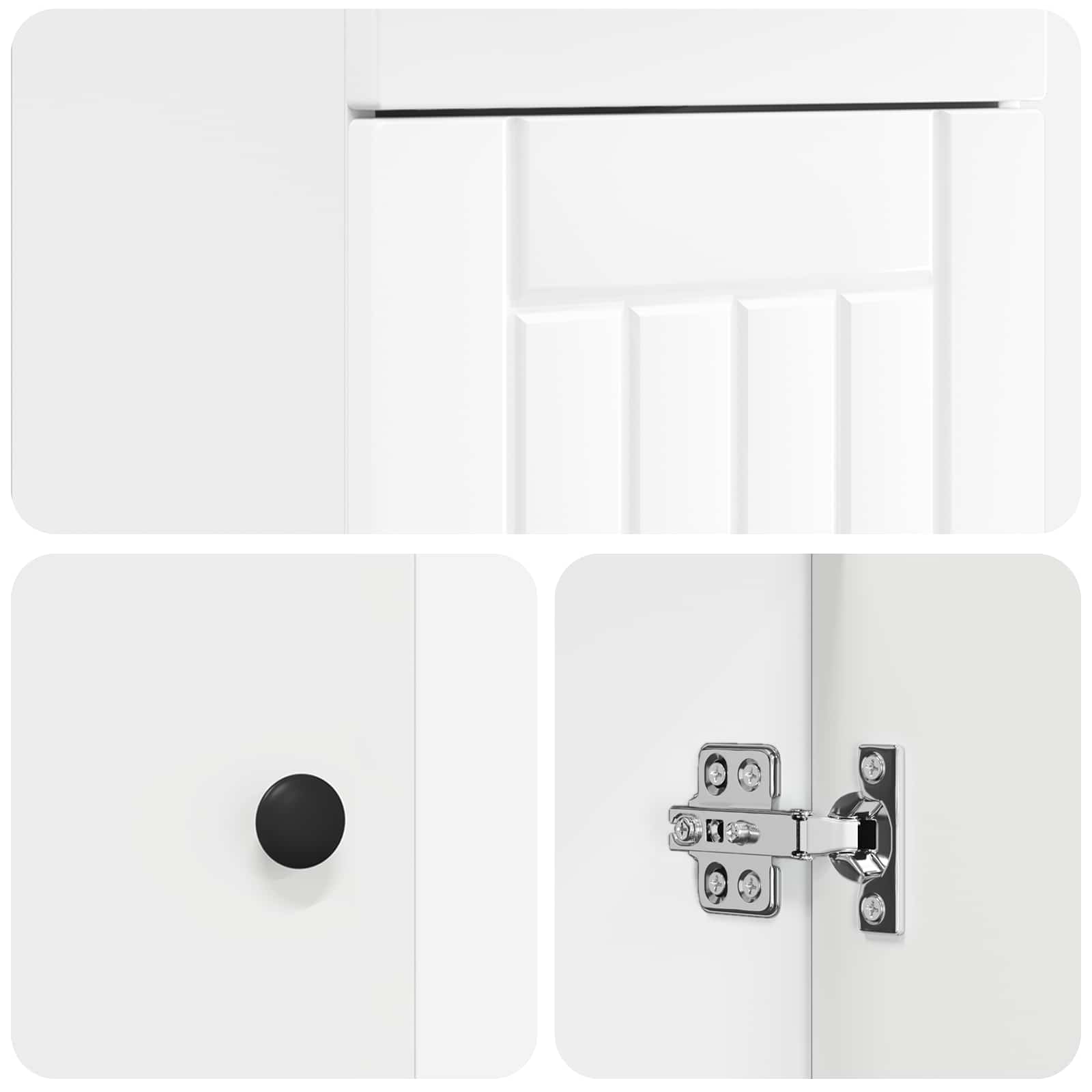 Badezimmerschrank mit Waschbecken Weiß 42 x 40 x 84,5 cm