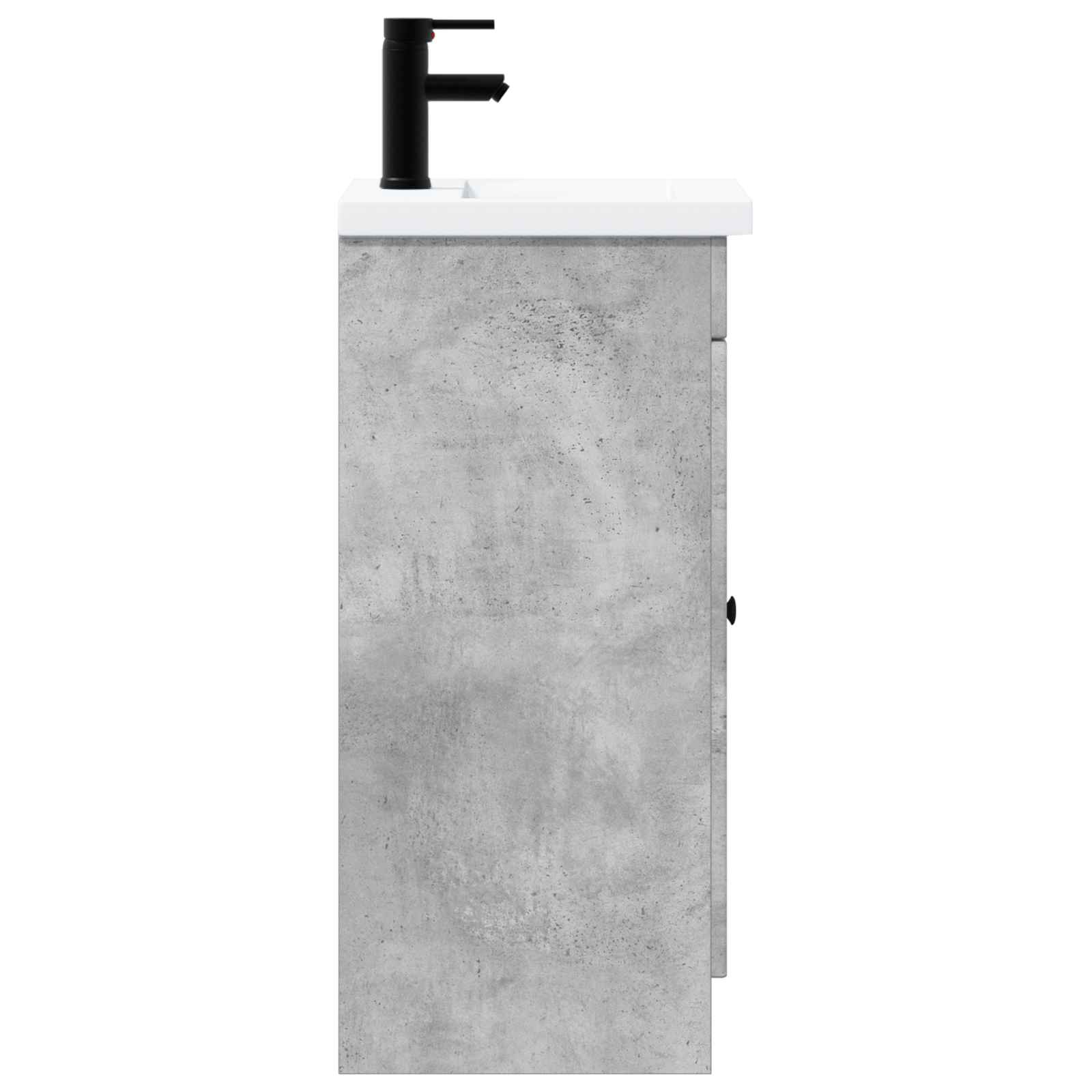 Badezimmerschrank mit Waschbecken Betongrau 42 x 40 x 84,5 cm
