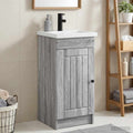 Badezimmerschrank mit Waschbecken Grau Sonoma 42 x 40 x 84,5 cm