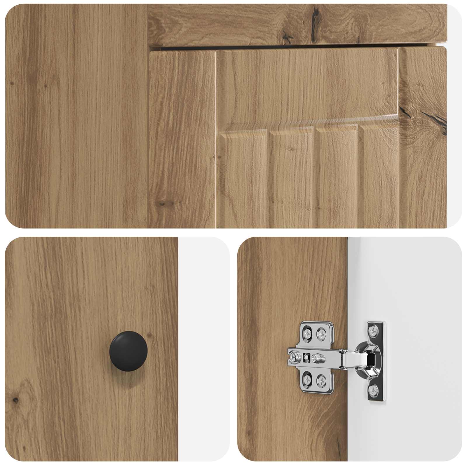 Badezimmerschrank mit Waschbecken Artisan-Eiche