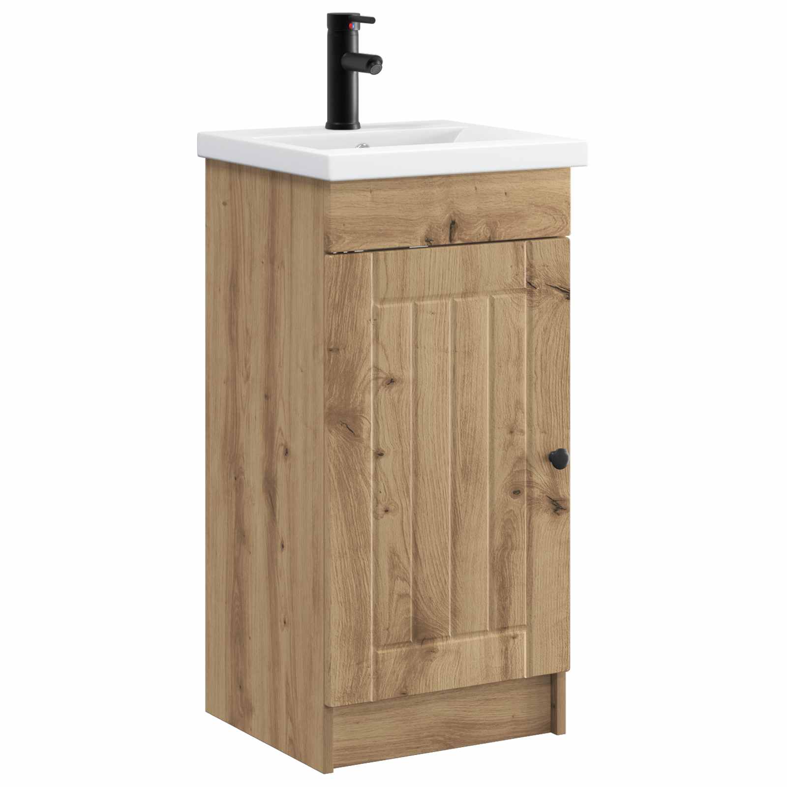 Badezimmerschrank mit Waschbecken Artisan-Eiche