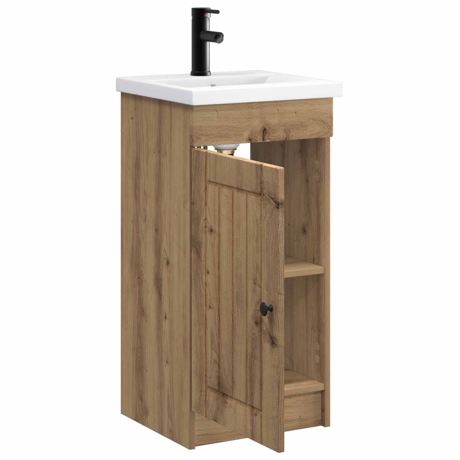 Badezimmerschrank mit Waschbecken Artisan-Eiche