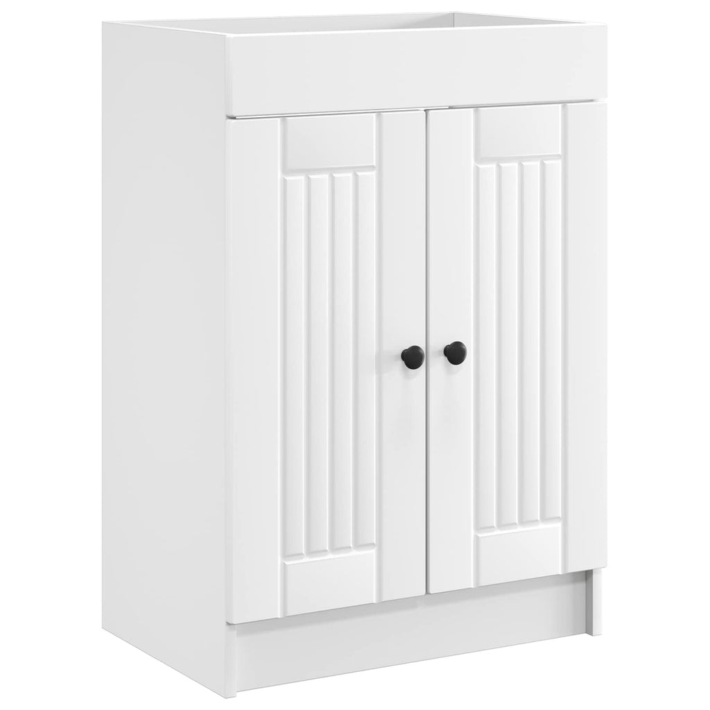 Unter dem Waschbecken Badschrank Weiß 56 x 37,5 x 81 cm