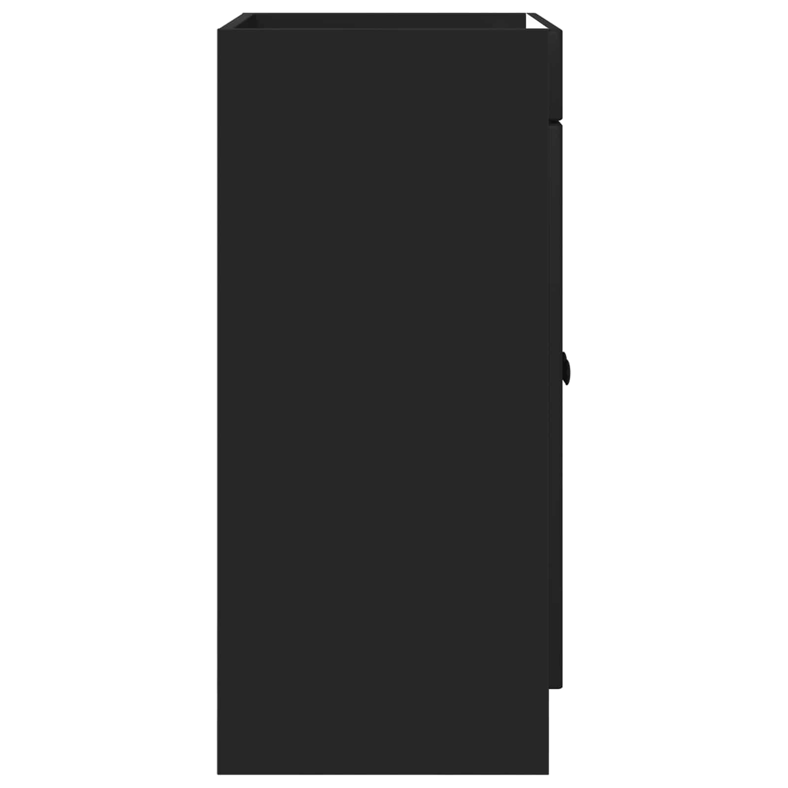 Unter dem Waschbecken Badschrank Schwarz 56 x 37,5 x 81 cm