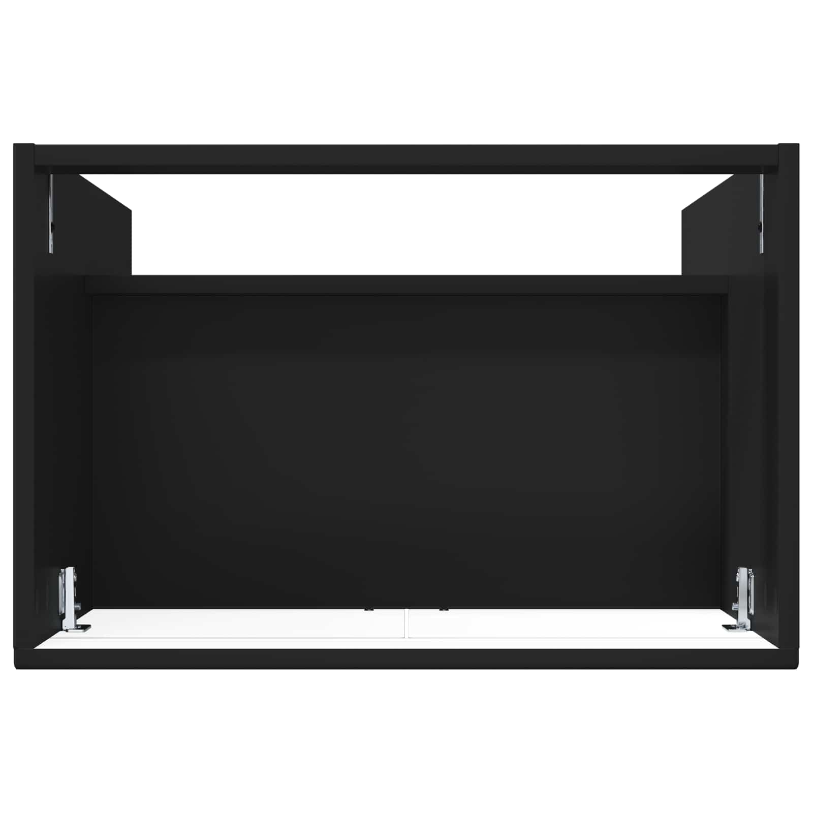 Unter dem Waschbecken Badschrank Schwarz 56 x 37,5 x 81 cm