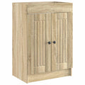 Unter dem Waschbecken Badschrank Sonoma-Eiche 56 x 37,5 x 81 cm