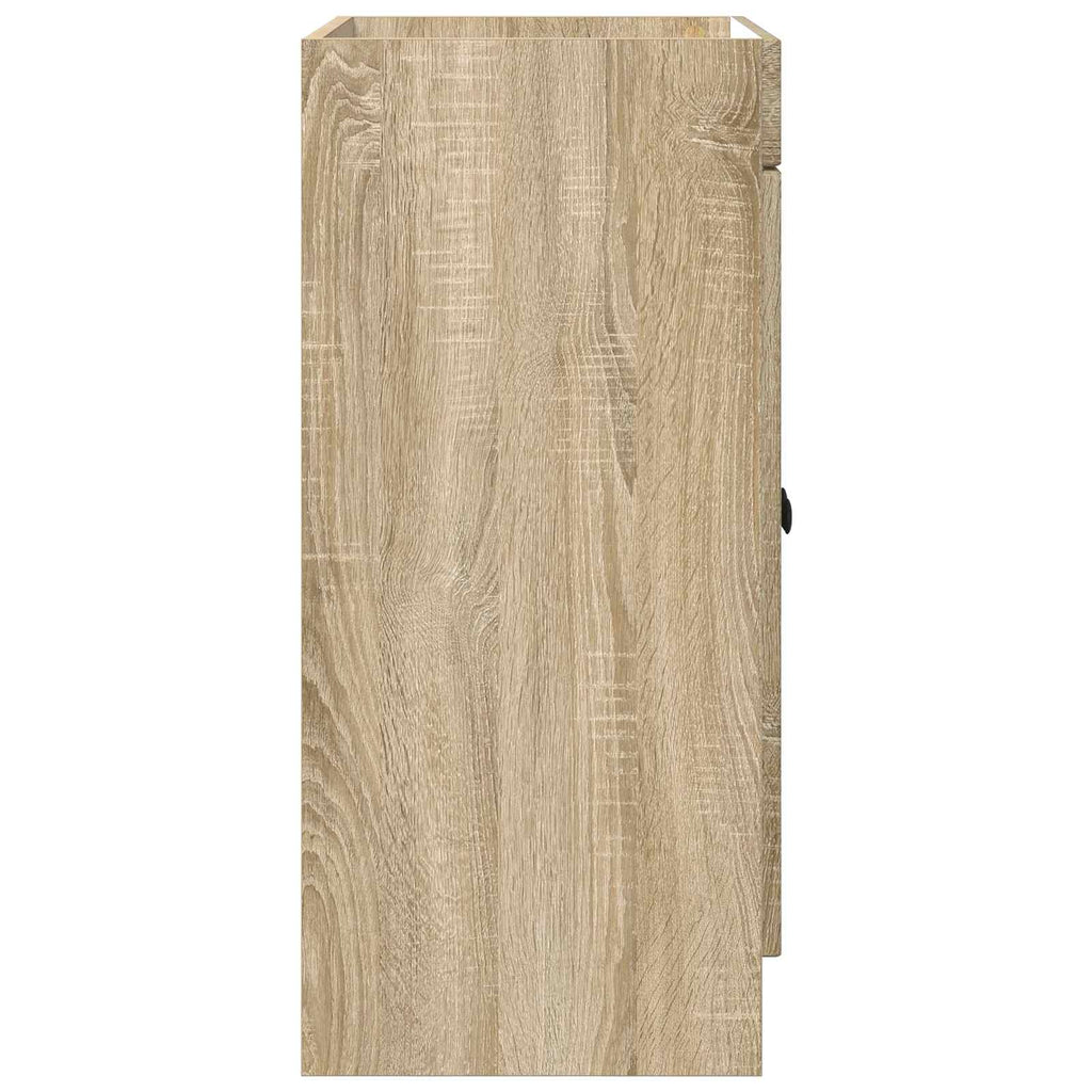 Unter dem Waschbecken Badschrank Sonoma-Eiche 56 x 37,5 x 81 cm