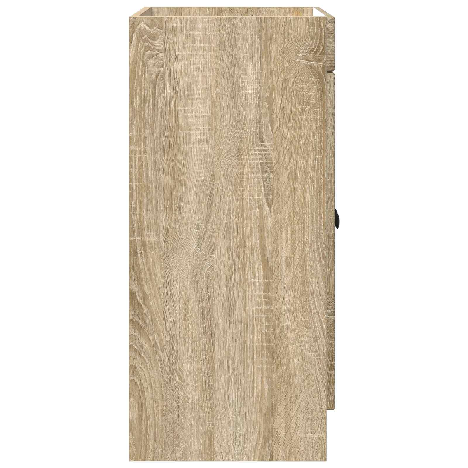 Unter dem Waschbecken Badschrank Sonoma-Eiche 56 x 37,5 x 81 cm