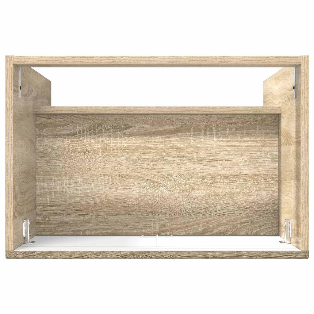 Unter dem Waschbecken Badschrank Sonoma-Eiche 56 x 37,5 x 81 cm