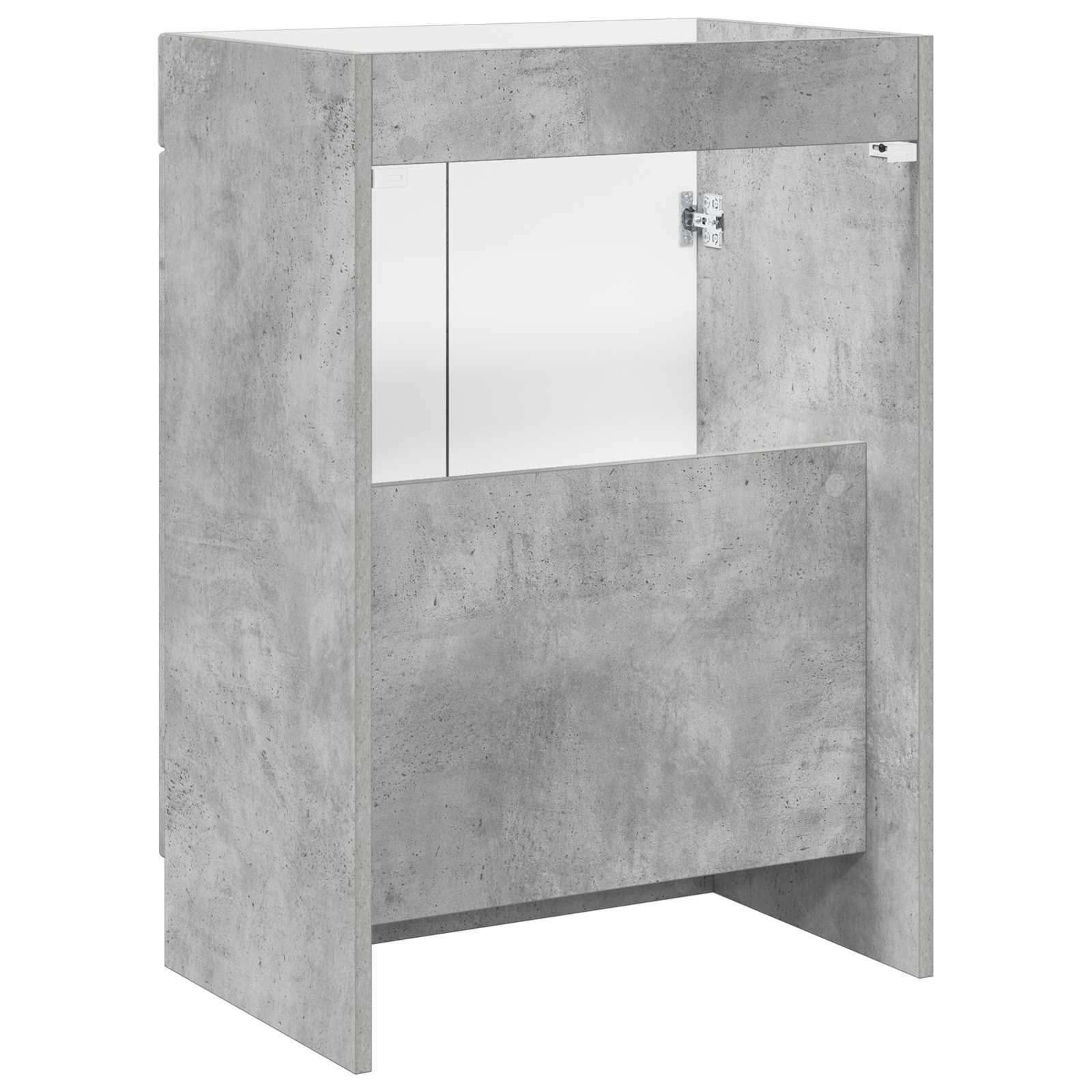 Unter dem Waschbecken Badschrank Betongrau 56 x 37,5 x 81 cm