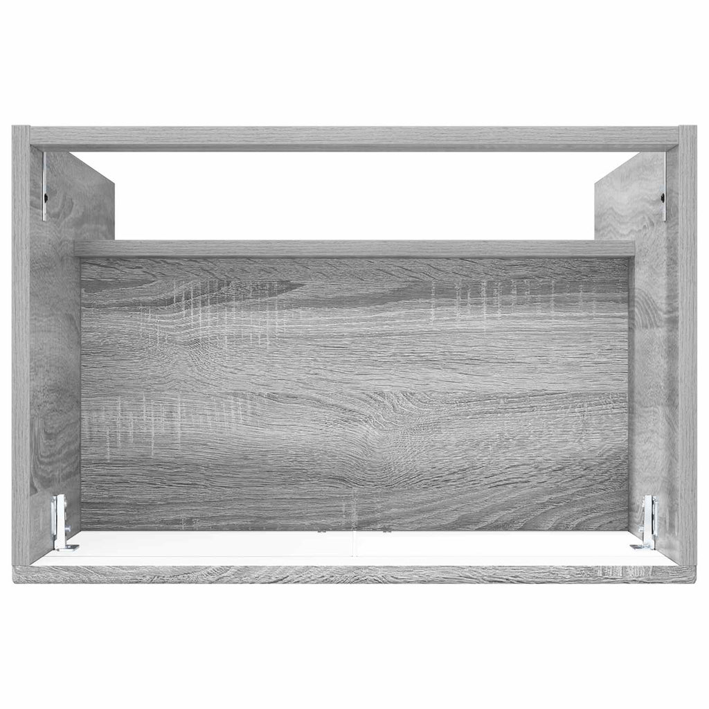 Unter dem Waschbecken Badschrank Grau Sonoma 56 x 37,5 x 81 cm