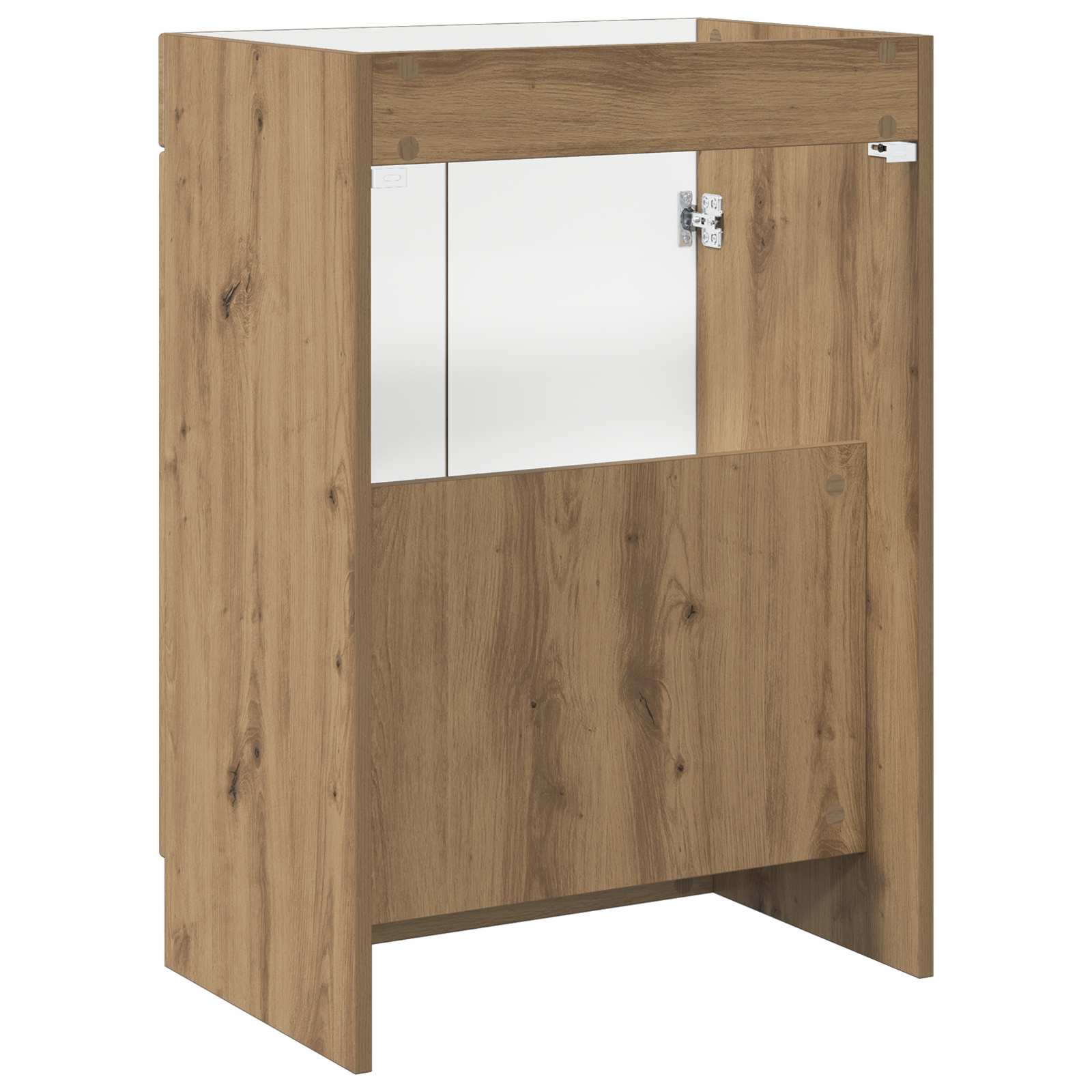 Unter dem Waschbecken Badschrank Artisan-Eiche