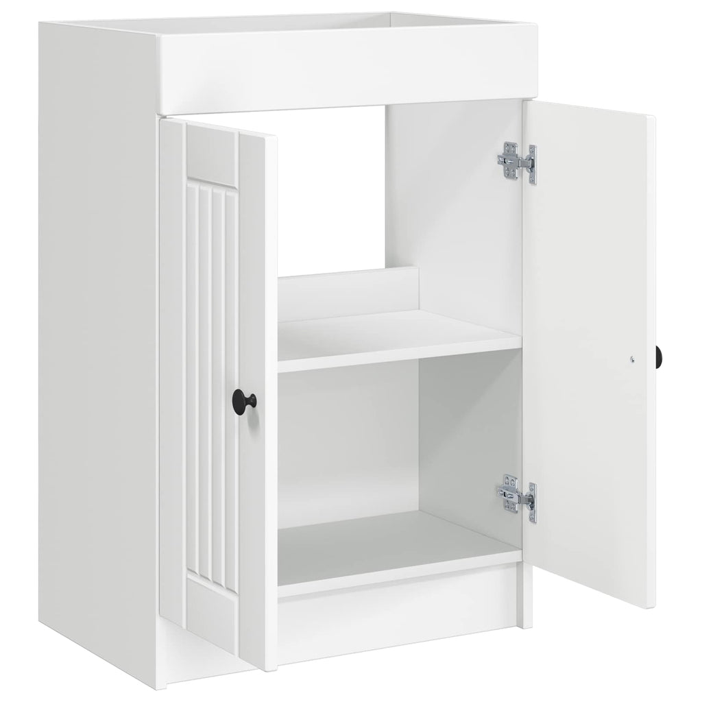 Unter dem Waschbecken Badschrank Weiß 78,5 x 37,5 x 81 cm