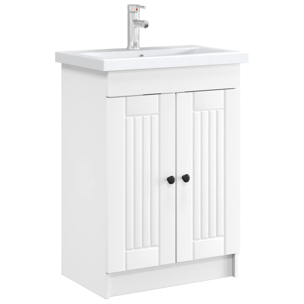 Unter dem Waschbecken Badschrank Weiß 78,5 x 37,5 x 81 cm