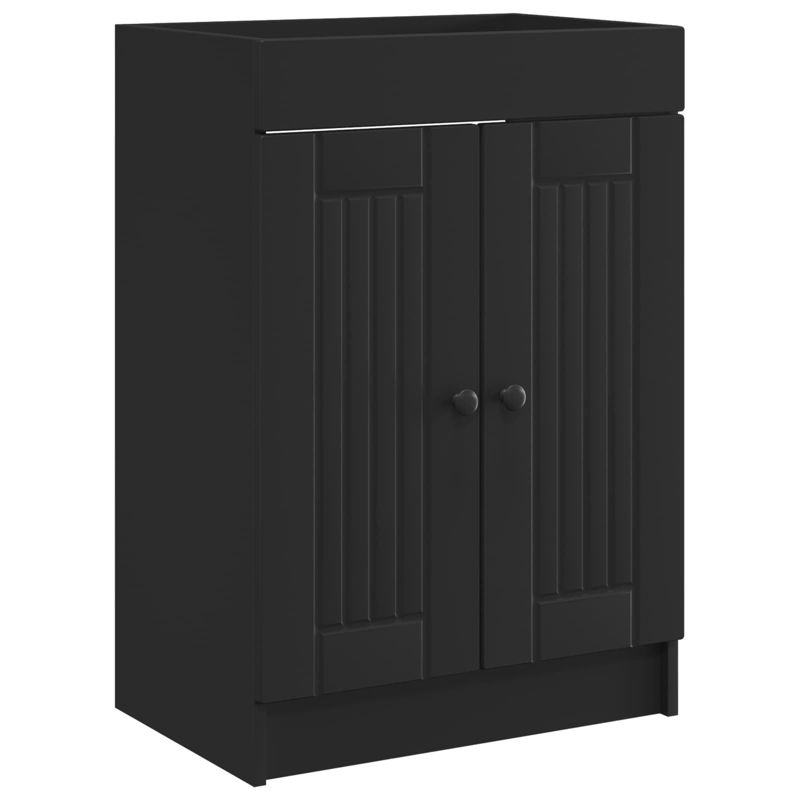 Unter dem Waschbecken Badschrank Schwarz 78,5 x 37,5 x 81 cm