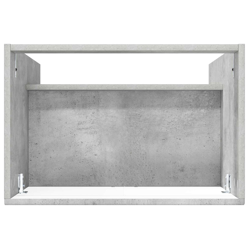 Unter dem Waschbecken Badschrank Betongrau 78,5 x 37,5 x 81 cm