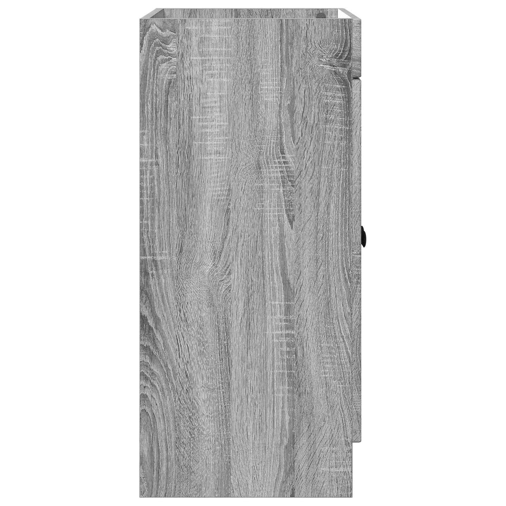 Unter dem Waschbecken Badschrank Grau Sonoma