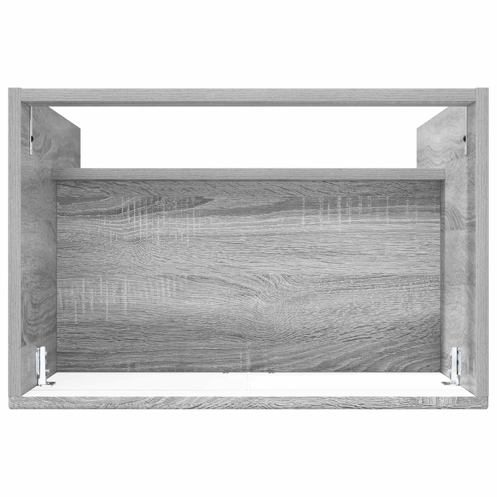 Unter dem Waschbecken Badschrank Grau Sonoma