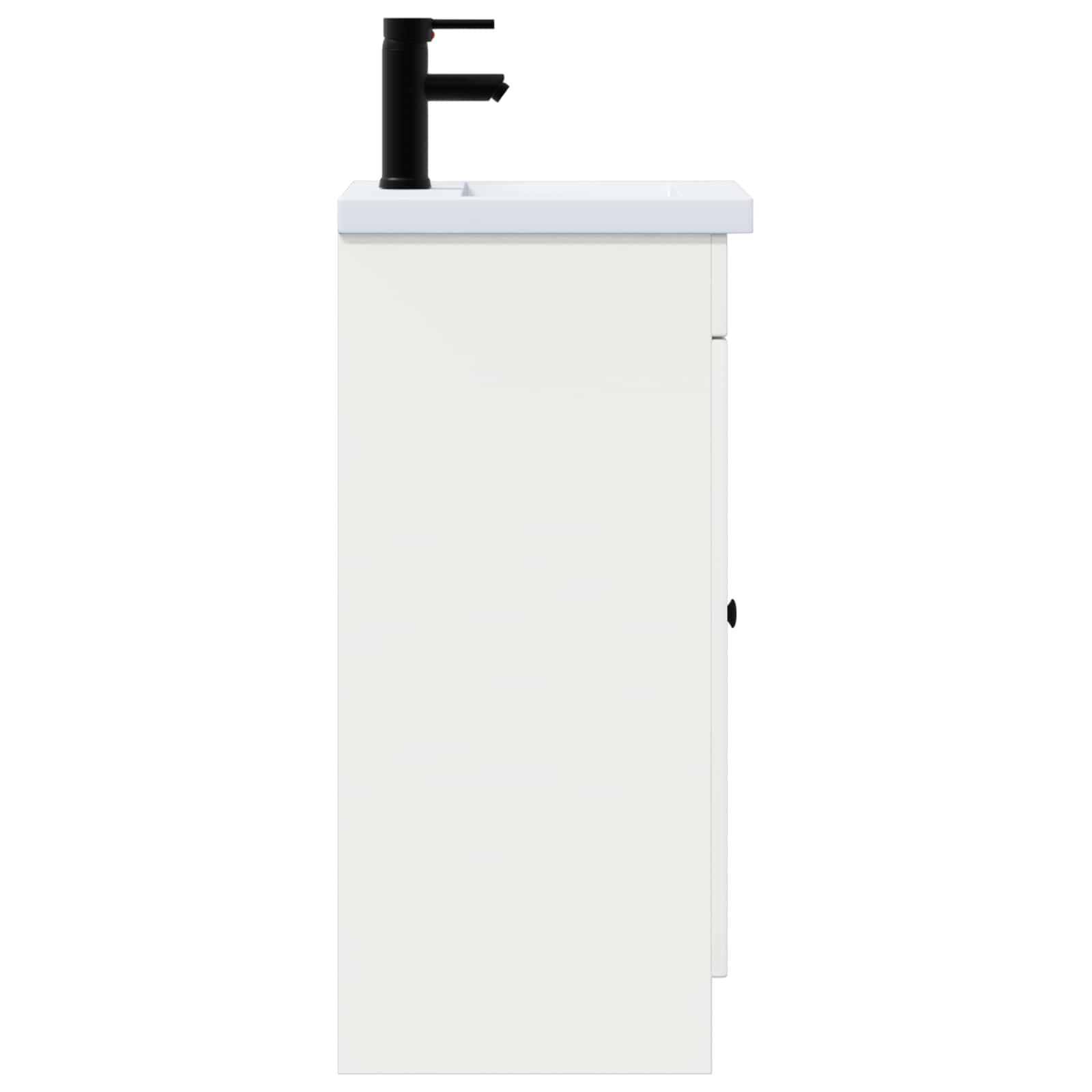 Badezimmerschrank mit Waschbecken Weiß 42 x 40 x 84,5 cm