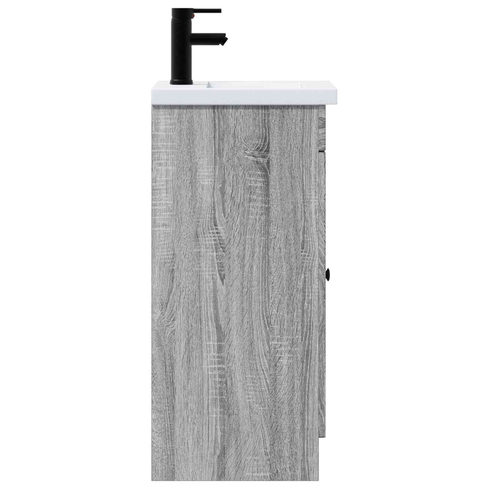 Badezimmerschrank mit Waschbecken Grau Sonoma 42 x 40 x 84,5 cm