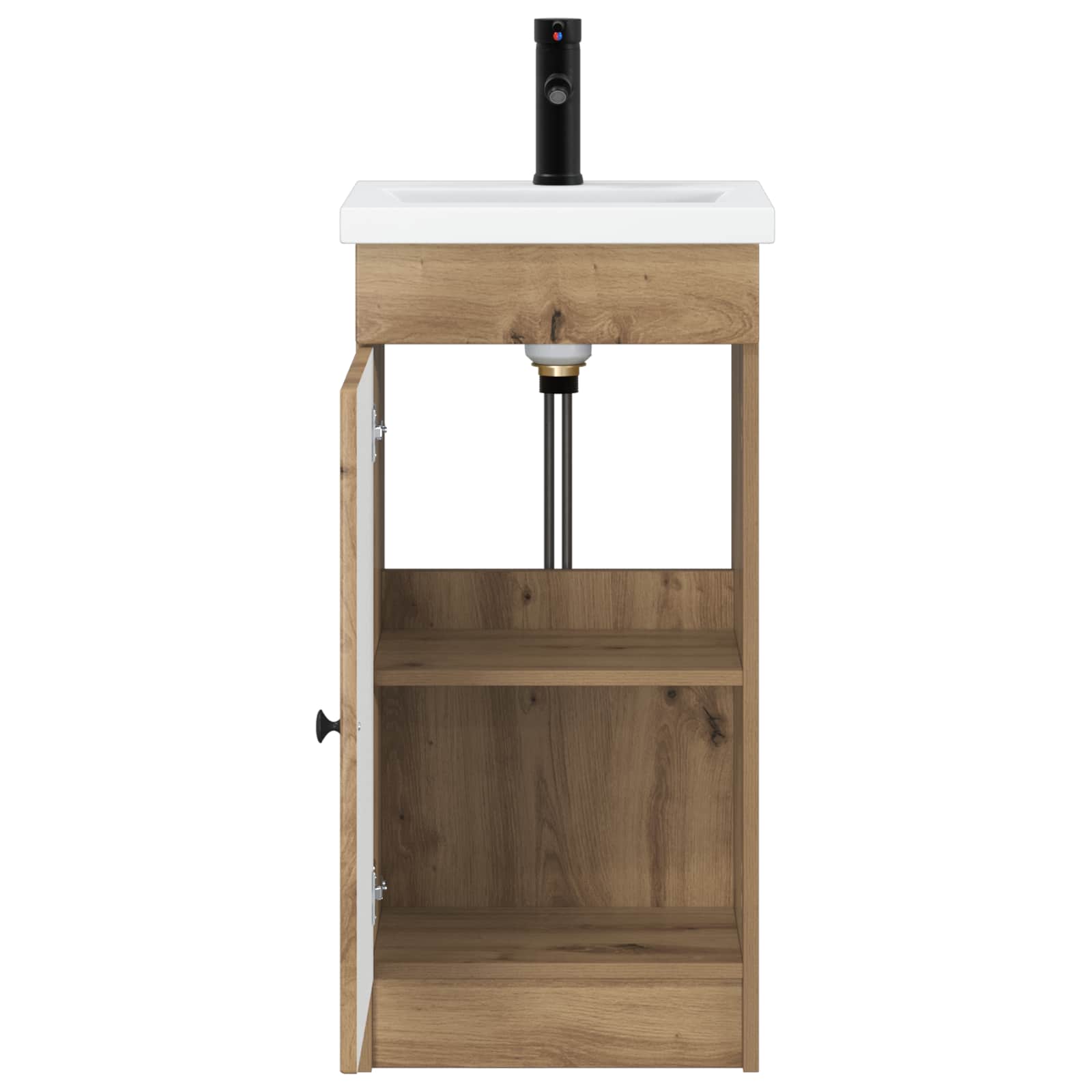 Badezimmerschrank mit Waschbecken Artisan-Eiche