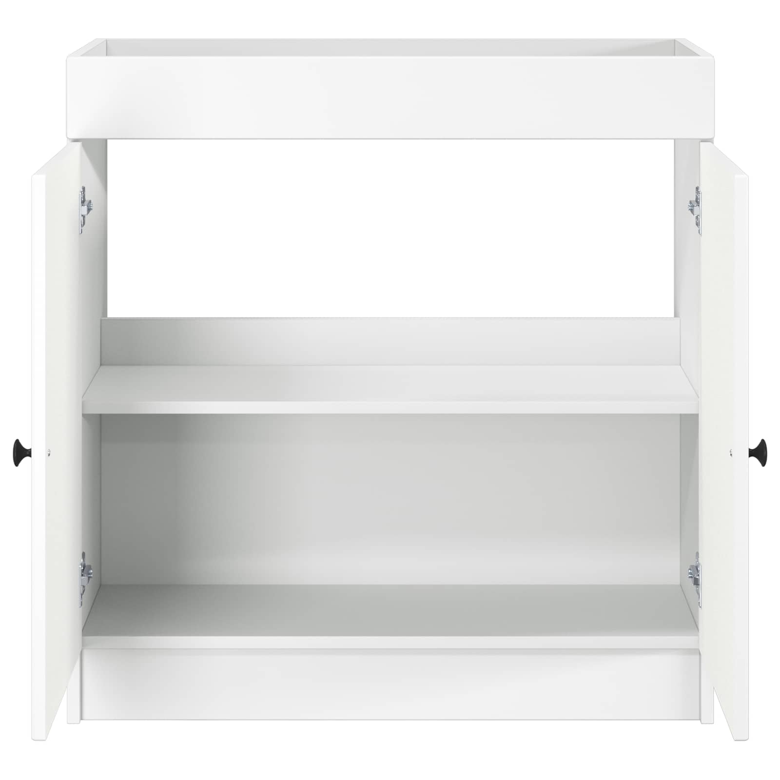 Unter dem Waschbecken Badschrank Weiß 56 x 37,5 x 81 cm