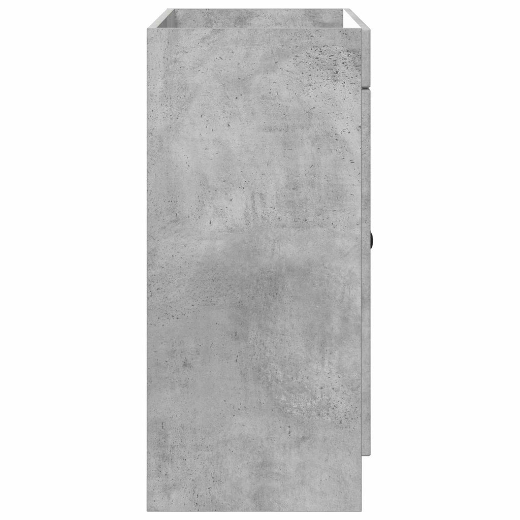 Unter dem Waschbecken Badschrank Betongrau 56 x 37,5 x 81 cm