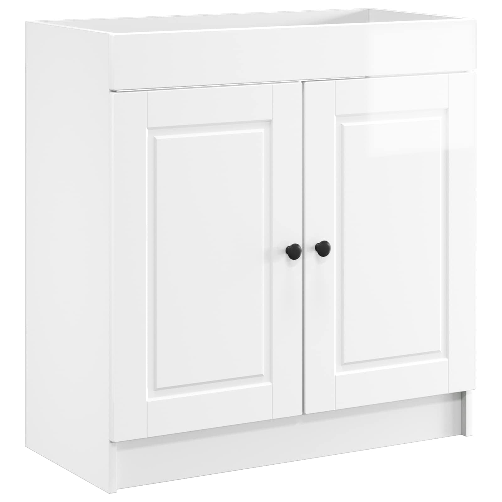 Unter dem Waschbecken Badschrank Hochglanz Weiß