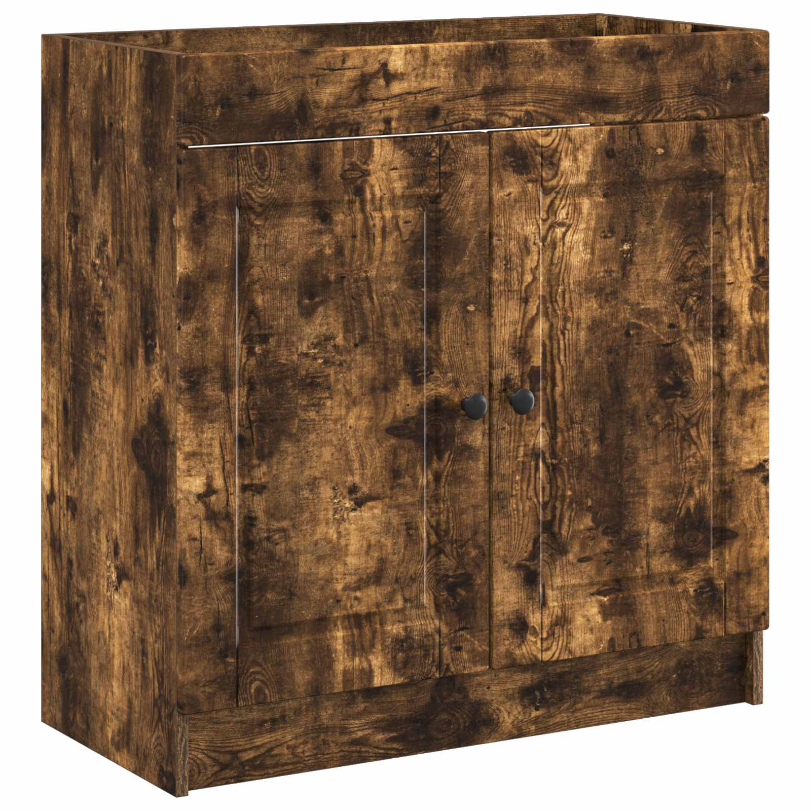 Unter dem Waschbecken Badschrank Geräucherte Eiche