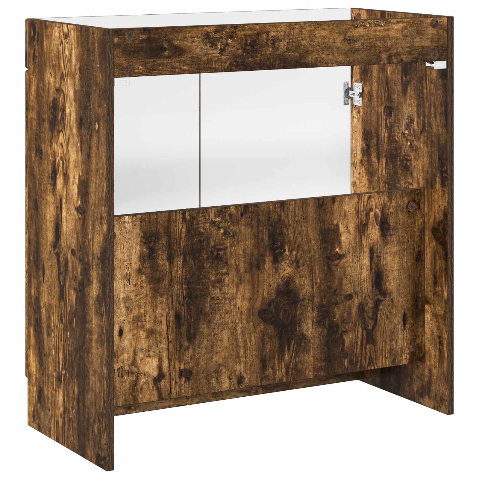 Unter dem Waschbecken Badschrank Geräucherte Eiche