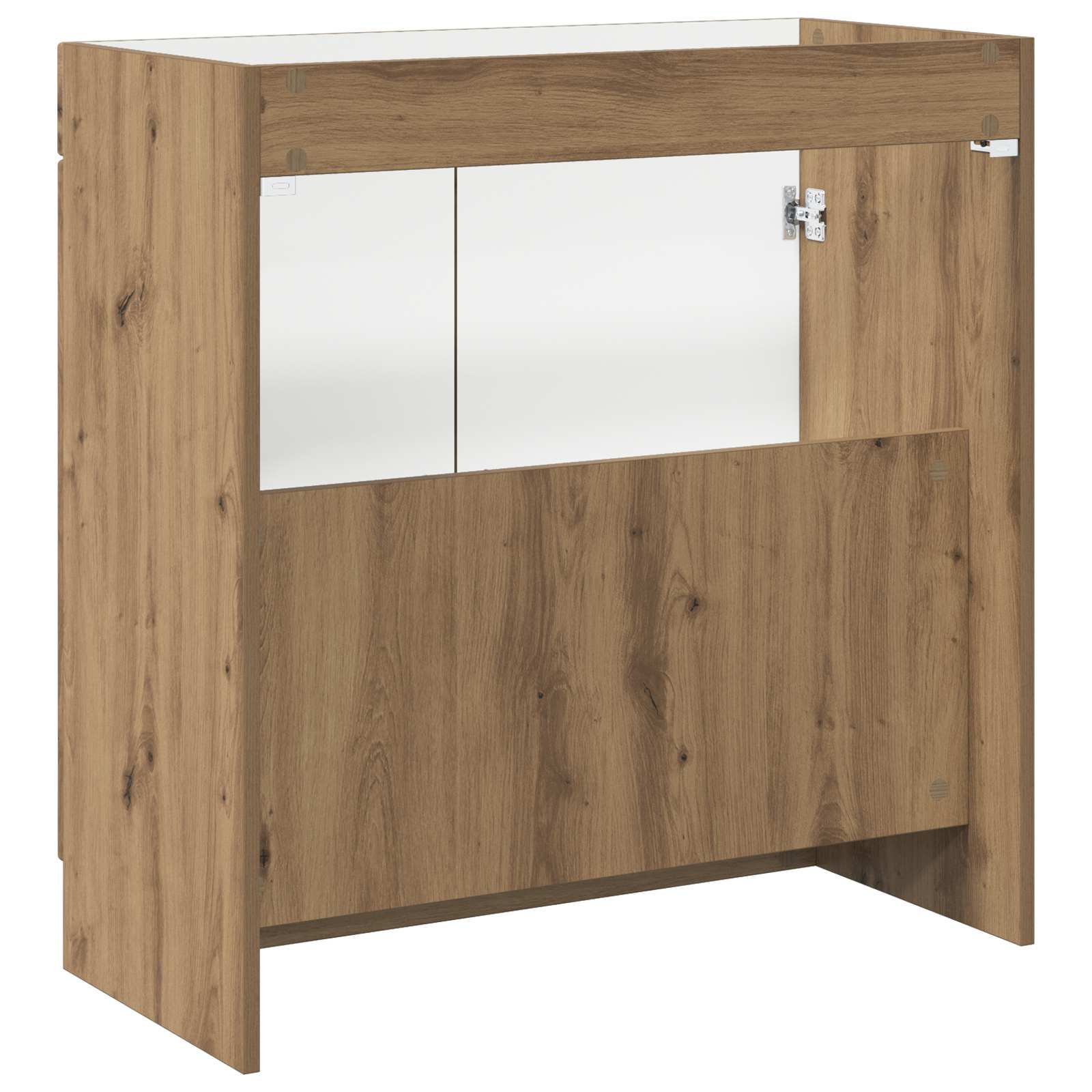 Unter dem Waschbecken Badschrank Artisan-Eiche