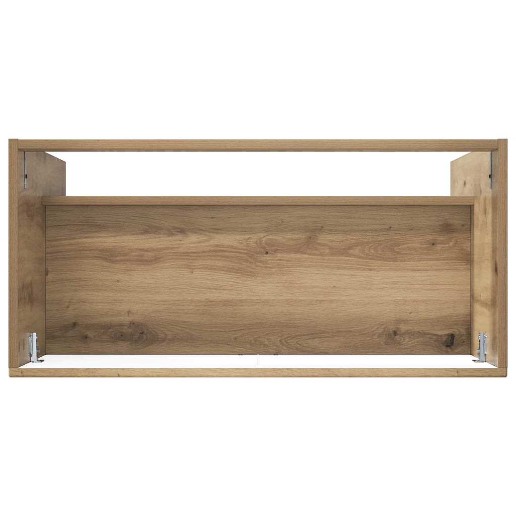 Unter dem Waschbecken Badschrank Artisan-Eiche