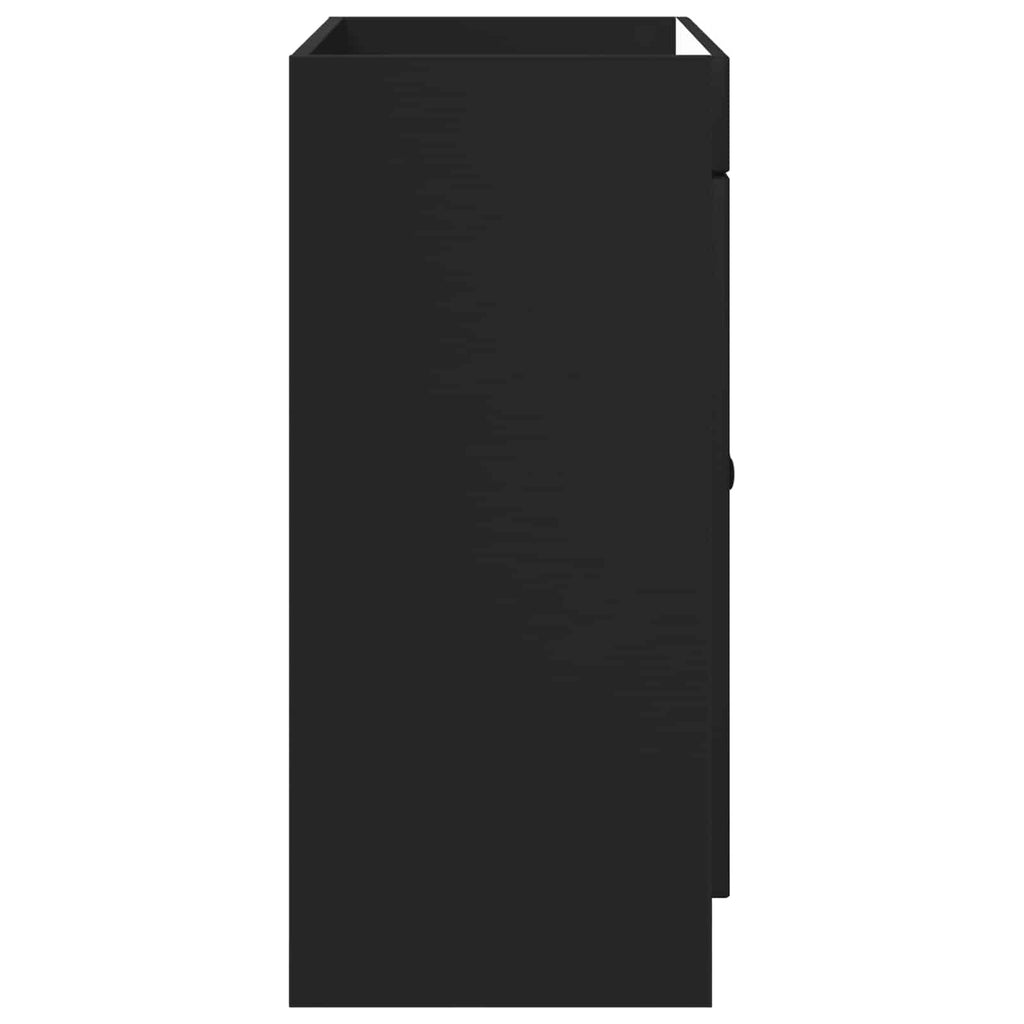 Unter dem Waschbecken Badschrank Schwarz 78,5 x 37,5 x 81 cm