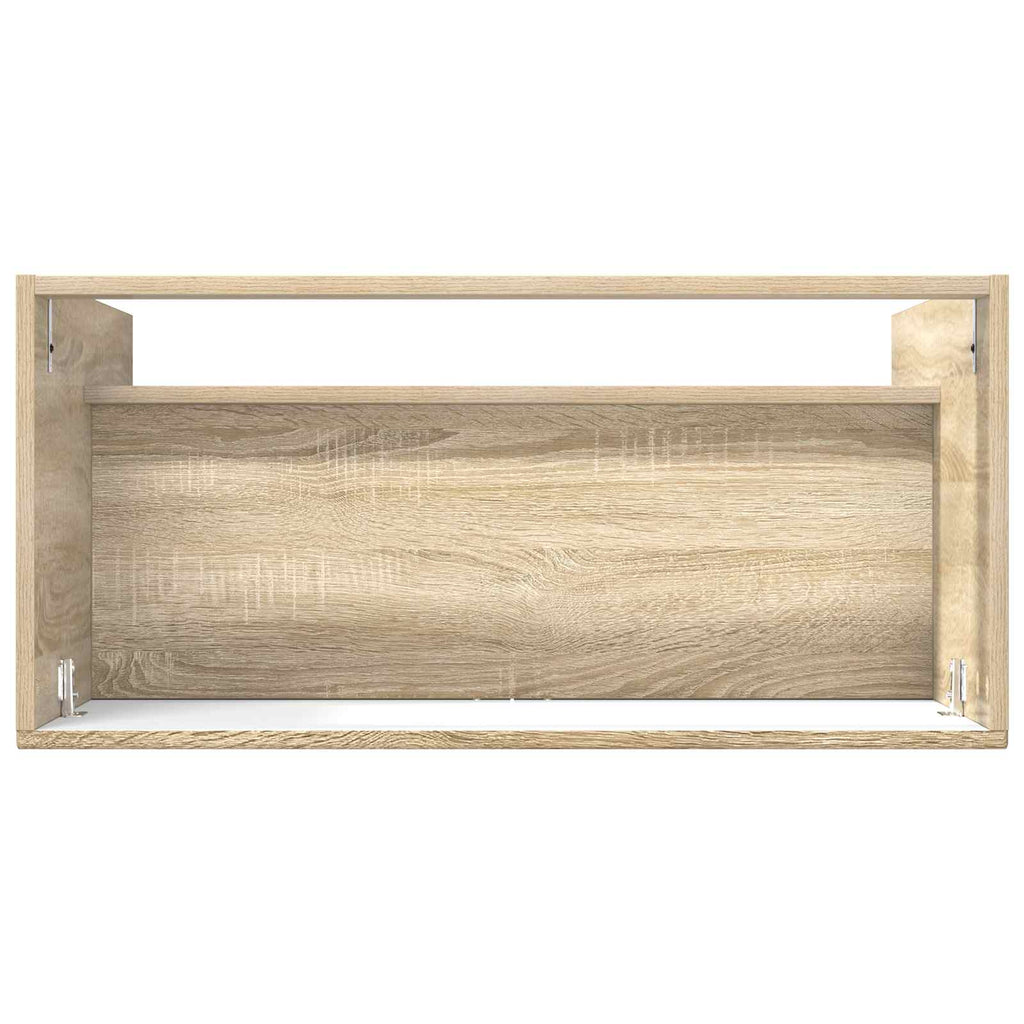 Unter dem Waschbecken Badschrank Sonoma-Eiche