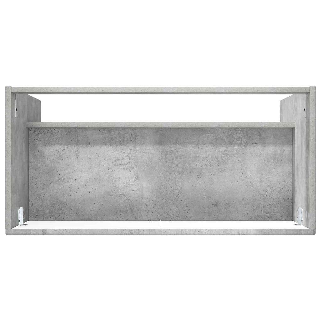 Unter dem Waschbecken Badschrank Betongrau 78,5 x 37,5 x 81 cm