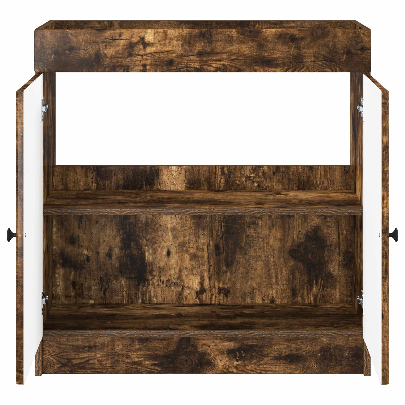 Unter dem Waschbecken Badschrank Geräucherte Eiche