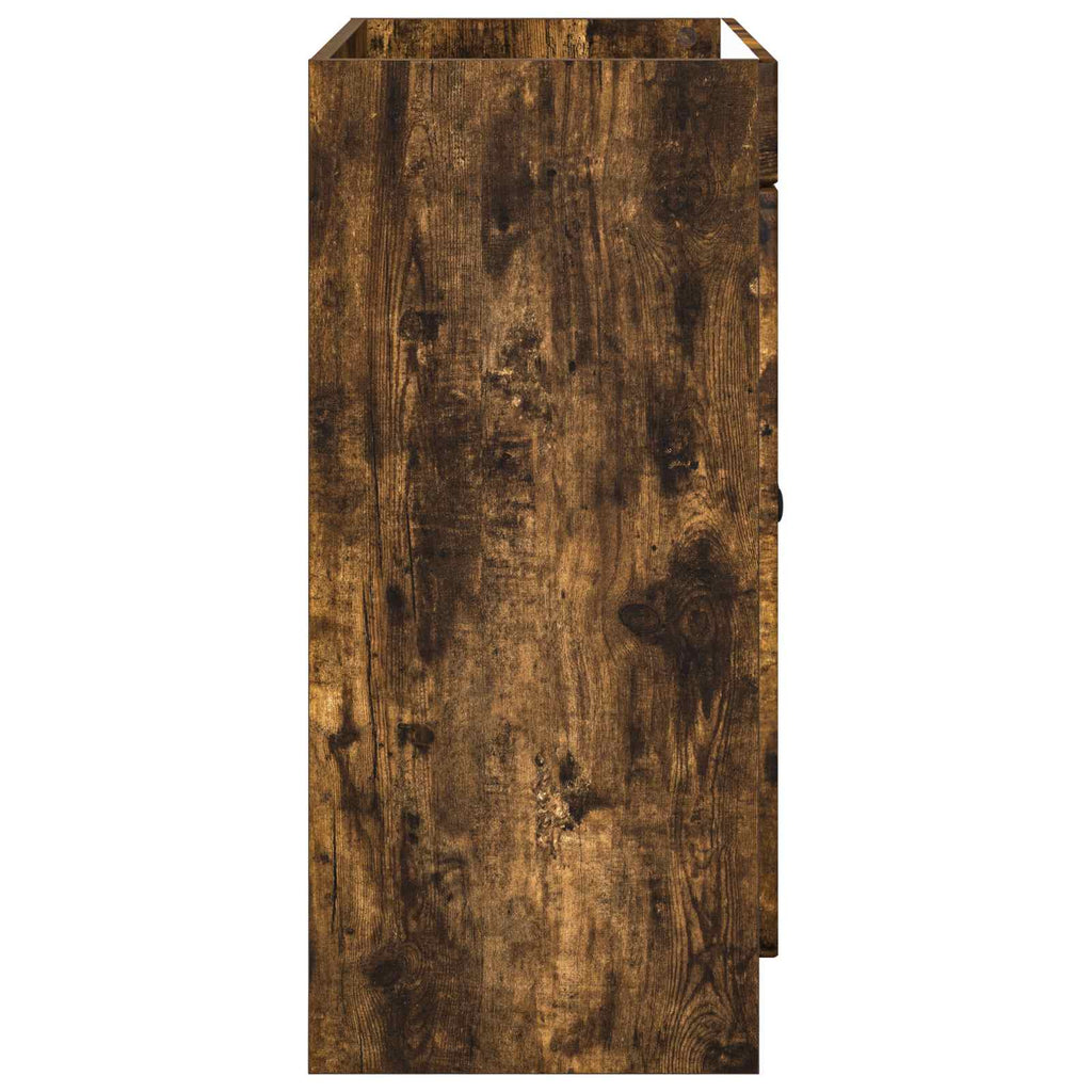 Unter dem Waschbecken Badschrank Geräucherte Eiche