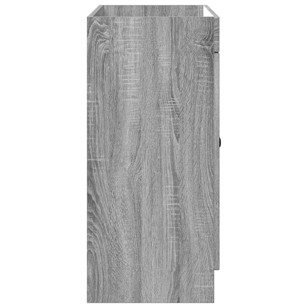 Unter dem Waschbecken Badschrank Grau Sonoma
