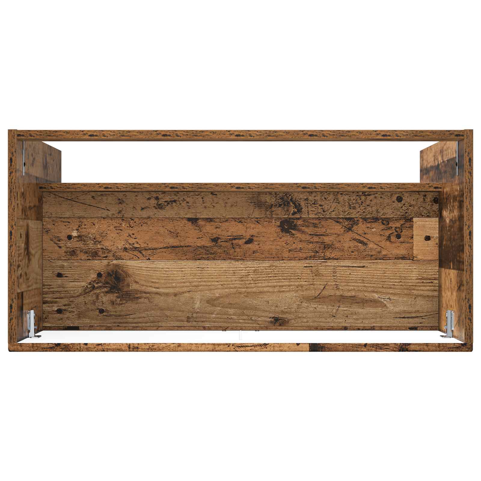 Unter dem Waschbecken Badschrank Altholz 78,5 x 37,5 x 81 cm