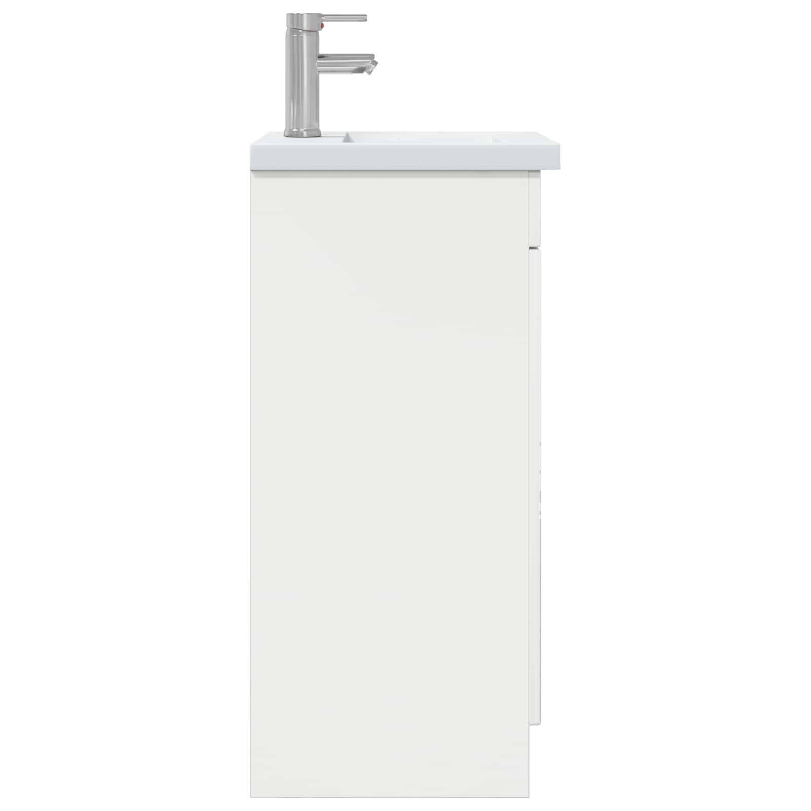 Badezimmerschrank mit Waschbecken Weiß 42 x 40 x 84,5 cm
