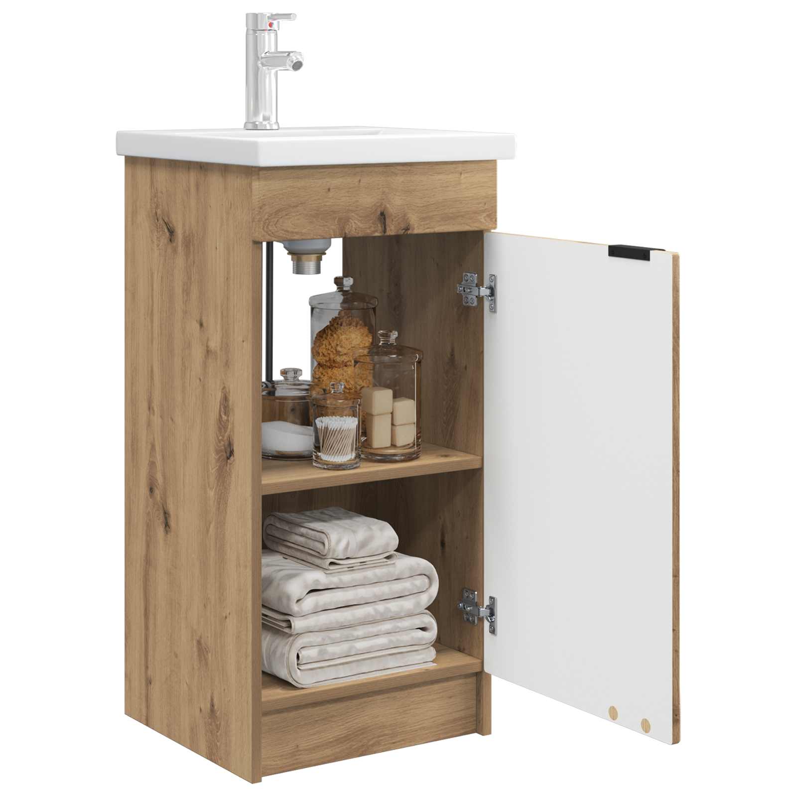 Badezimmerschrank mit Waschbecken Artisan-Eiche